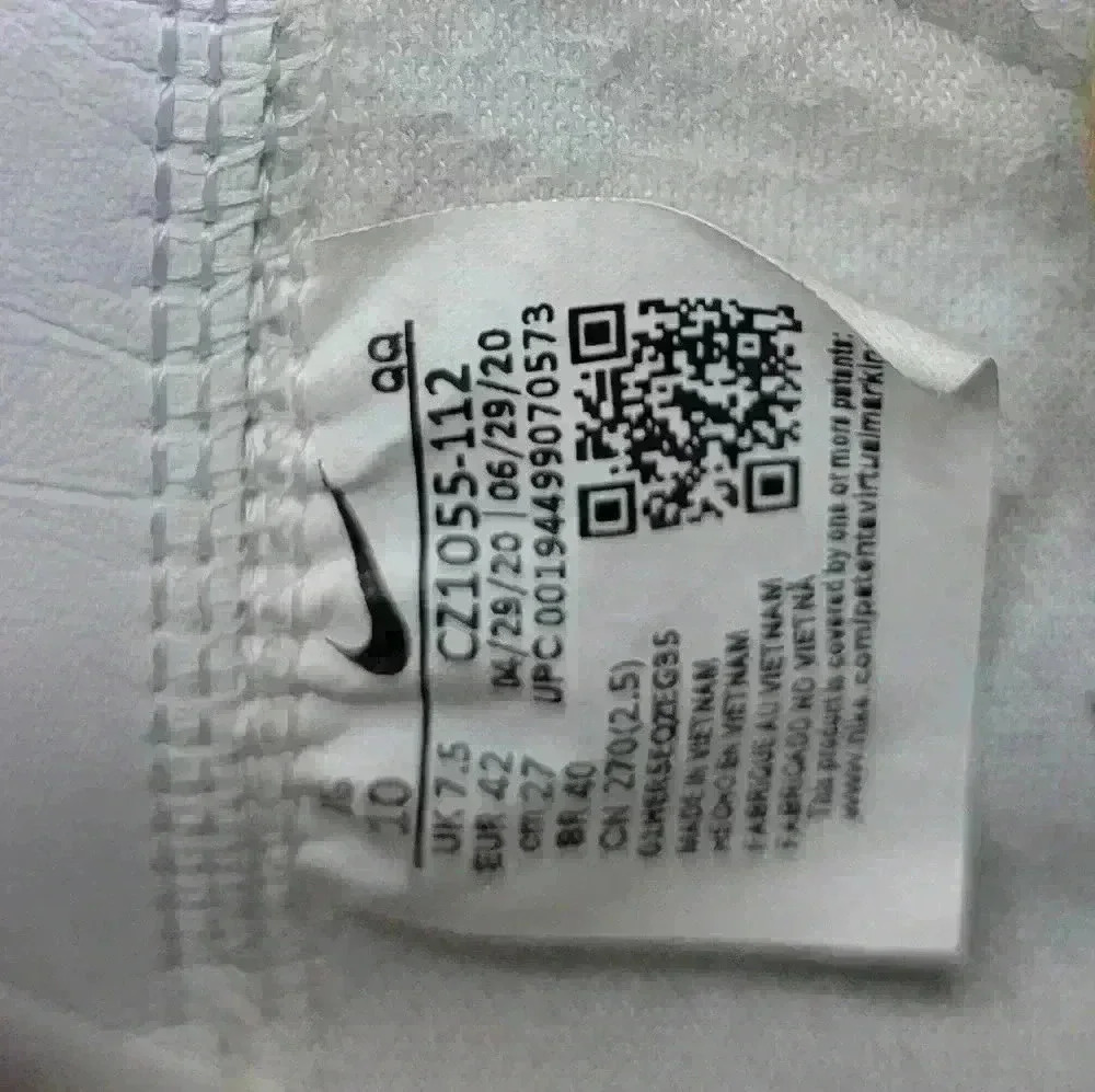Nike Womens Blazer Mid '77 Sneakers Sz 10 Shoes CZ1055-112 White Silver Swoosh. - Picture 11 of 16